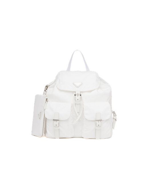 Prada Re-nylon Medium Backpack White | 0278OJWBK