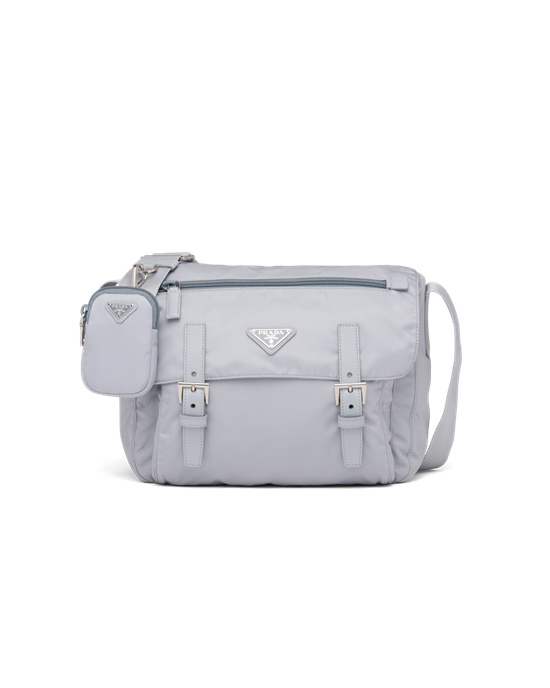 Prada Re-nylon Shoulder Bag Cornflower Blue | 3186NYBDT