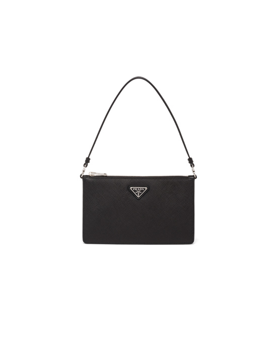 Prada Saffiano Leather Mini Bag Black | 2179JMXSO