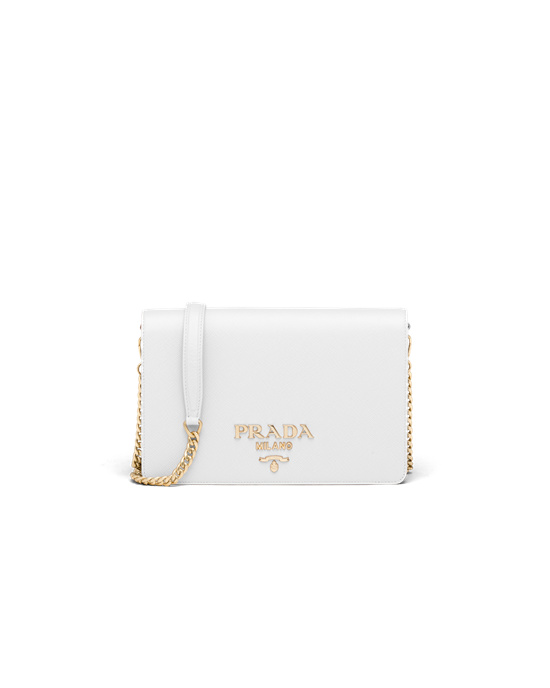 Prada Saffiano Leather Mini Bag White | 4216SVPYN