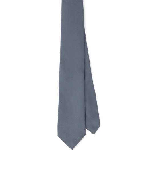 Prada Satin Tie Iron Gray | 4207FRKAX