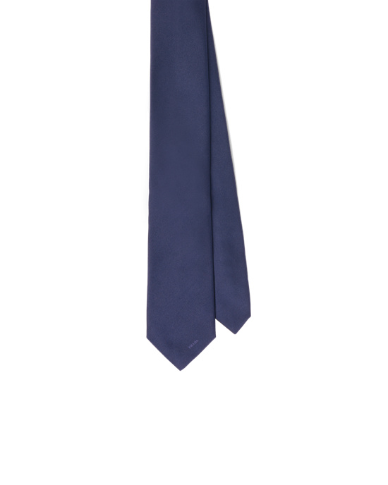 Prada Satin Tie Navy | 7085HFCEV