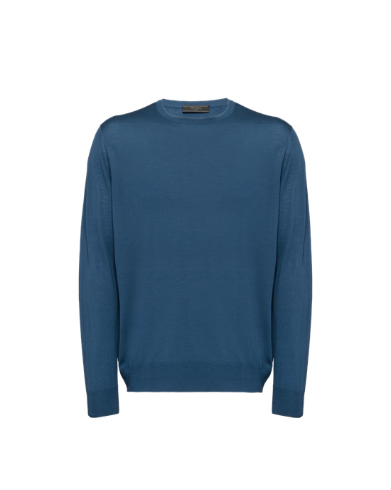 Prada Wool Sweater Aviation Blue | 3078UIGWC